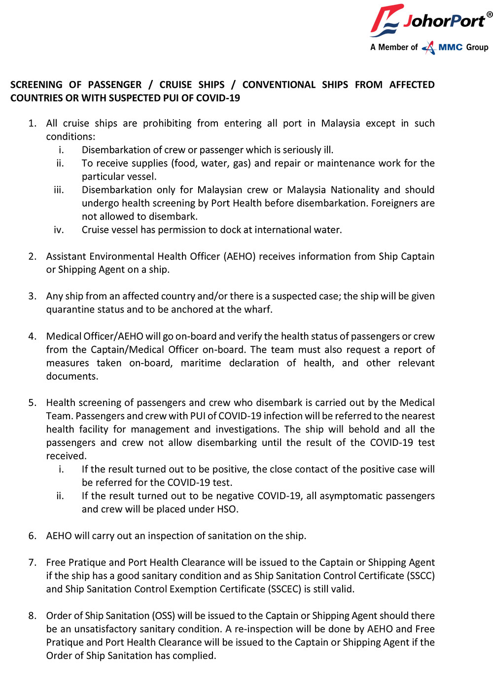 Circular of Weighbridge 2, Lane 3 Close for Replacement Works