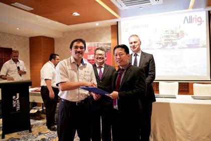 Johor Port - Agreement Signing Between Johor Port And Allrig