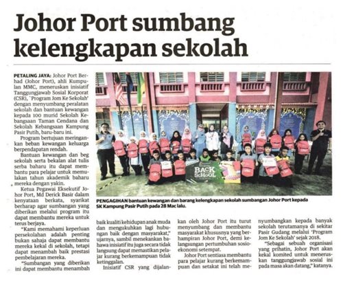 Johor Port Bags Three Awards