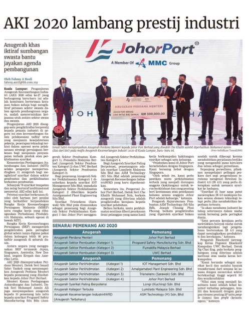Johor Port Demonstrates Patriotism and Love for the Country