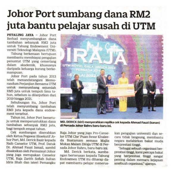 Johor Port Bags Three Awards